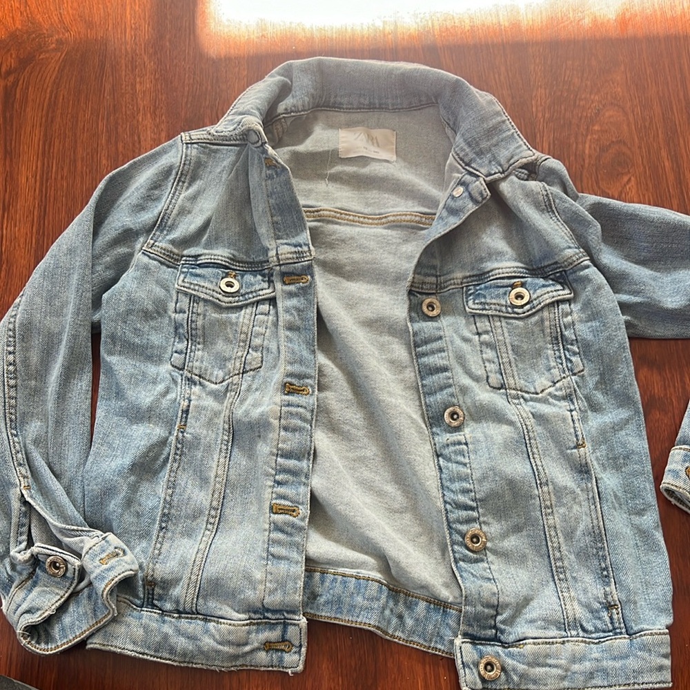 Light blue denim jacket